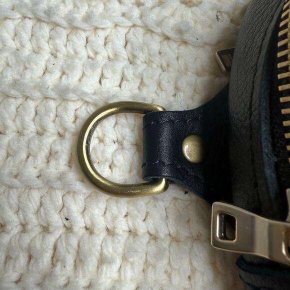 NEW PORTLAND LEATHER Scarlett Sling Bag Pebbled Black Leather Small - Picture 8 of 16